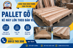 Pallet Gỗ Kê Máy Lớn Theo Bản Vẽ – Đóng Theo Kích Thước, Chịu Tải Cao