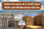 Pallet Cũ Loại A, B, C Là Gì? Cách Phân Loại Để Bán Được Giá Cao