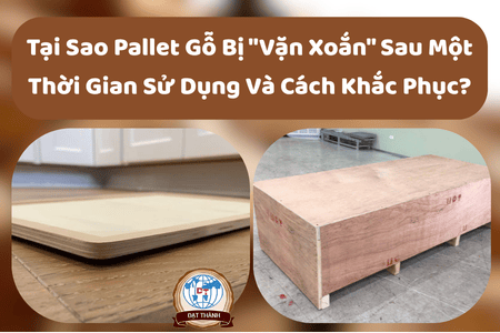 Tại Sao Pallet Gỗ Bị "Vặn Xoắn" Sau Một Thời Gian Sử Dụng Và Cách Khắc Phục?