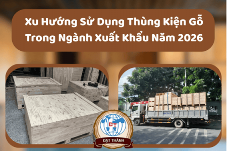 Xu Hướng Sử Dụng Thùng Kiện Gỗ Trong Ngành Xuất Khẩu Năm 2026