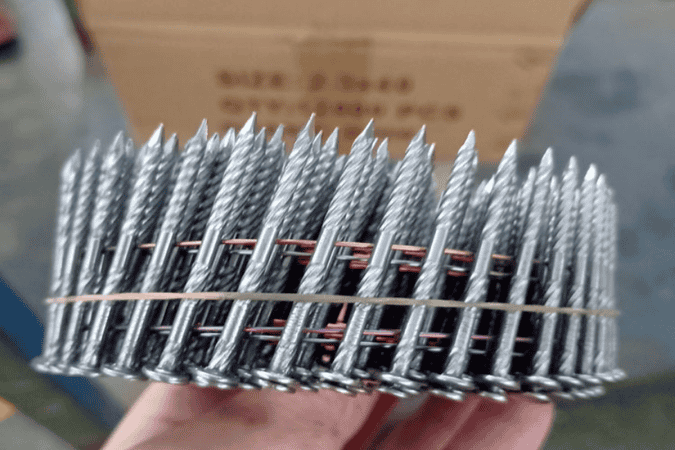 đinh xoắn đóng pallet gỗ